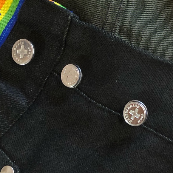 CASTEL BAJAC ITALY men black straight jeans 32 - Picture 7 of 10